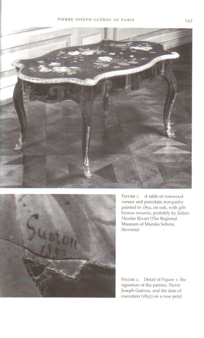 Rivart Porcelain Marquetry Table